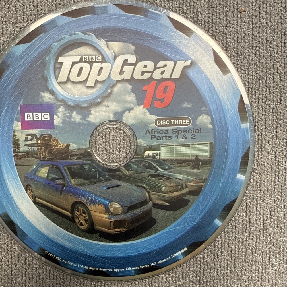 TOP GEAR The 20 Season DVD Disc 2 And Top Gear Season 19 DVD Disc 3 - Picture 3 of 3